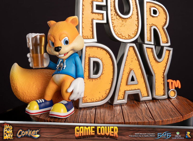 Conker Resin Statue: Conker's Bad Fur Day Game Cover [Standard Edition] image 22
