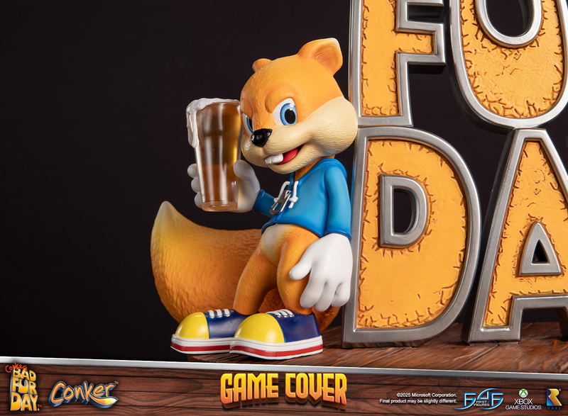 Conker Resin Statue: Conker's Bad Fur Day Game Cover [Standard Edition] image 24