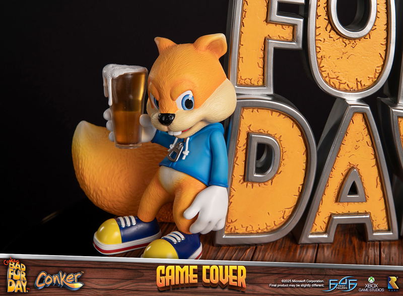 Conker Resin Statue: Conker's Bad Fur Day Game Cover [Standard Edition] image 27