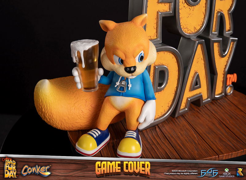 Conker Resin Statue: Conker's Bad Fur Day Game Cover [Standard Edition] image 28