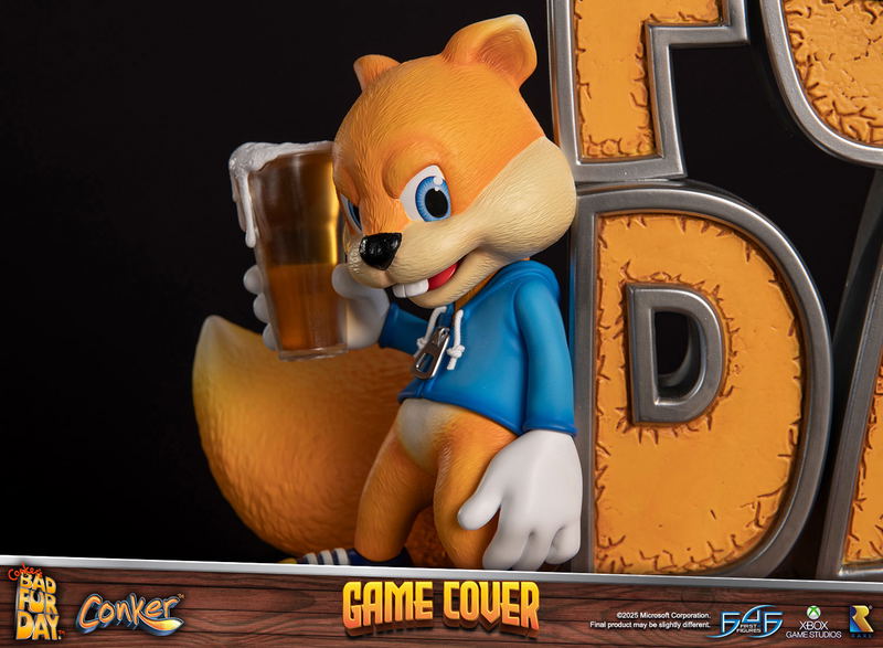 Conker Resin Statue: Conker's Bad Fur Day Game Cover [Standard Edition] image 29