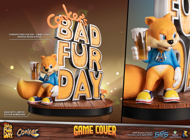 Conker Resin Statue: Conker's Bad Fur Day Game Cover [Standard Edition] image 33