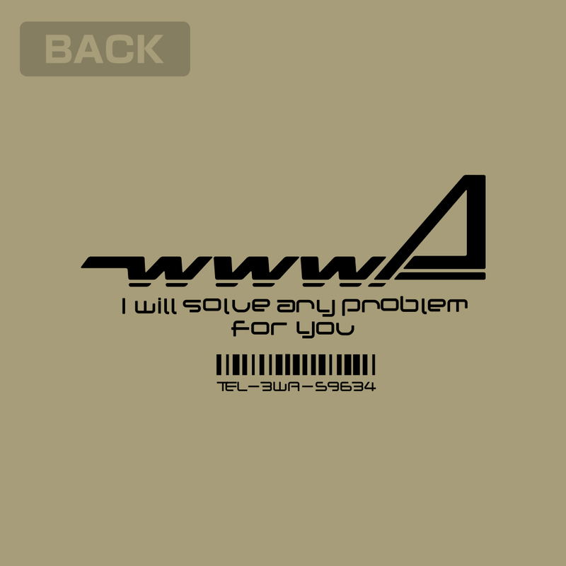 Dirty Pair - WWWA T-shirt (Sand Khaki | Size M) image 4