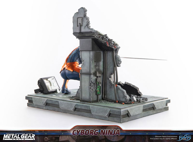 Metal Gear Solid Resin Statue: Cyborg Ninja (Gray Fox) [Standard Edition] image 12
