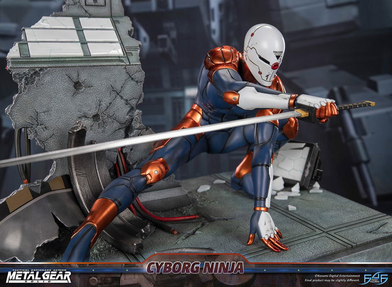 Metal Gear Solid Resin Statue: Cyborg Ninja (Gray Fox) [Standard Edition] image 26