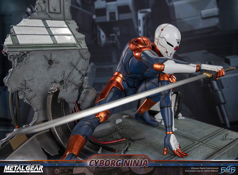 Metal Gear Solid Resin Statue: Cyborg Ninja (Gray Fox) [Standard Edition] image 30