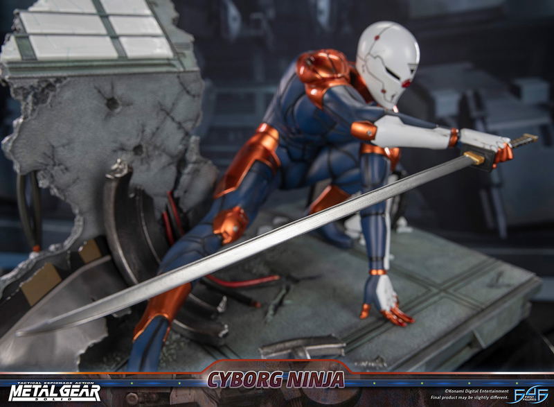 Metal Gear Solid Resin Statue: Cyborg Ninja (Gray Fox) [Standard Edition] image 31