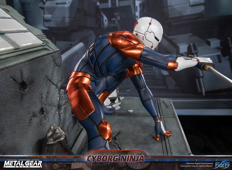 Metal Gear Solid Resin Statue: Cyborg Ninja (Gray Fox) [Standard Edition] image 32