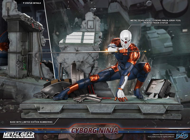Metal Gear Solid Resin Statue: Cyborg Ninja (Gray Fox) [Standard Edition] image 41