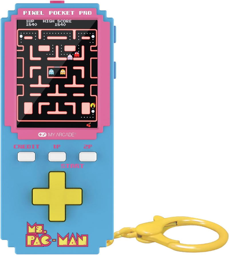 Ms. Pac-Man Pixel Pocket Pro Portable Handheld Gaming System image 2
