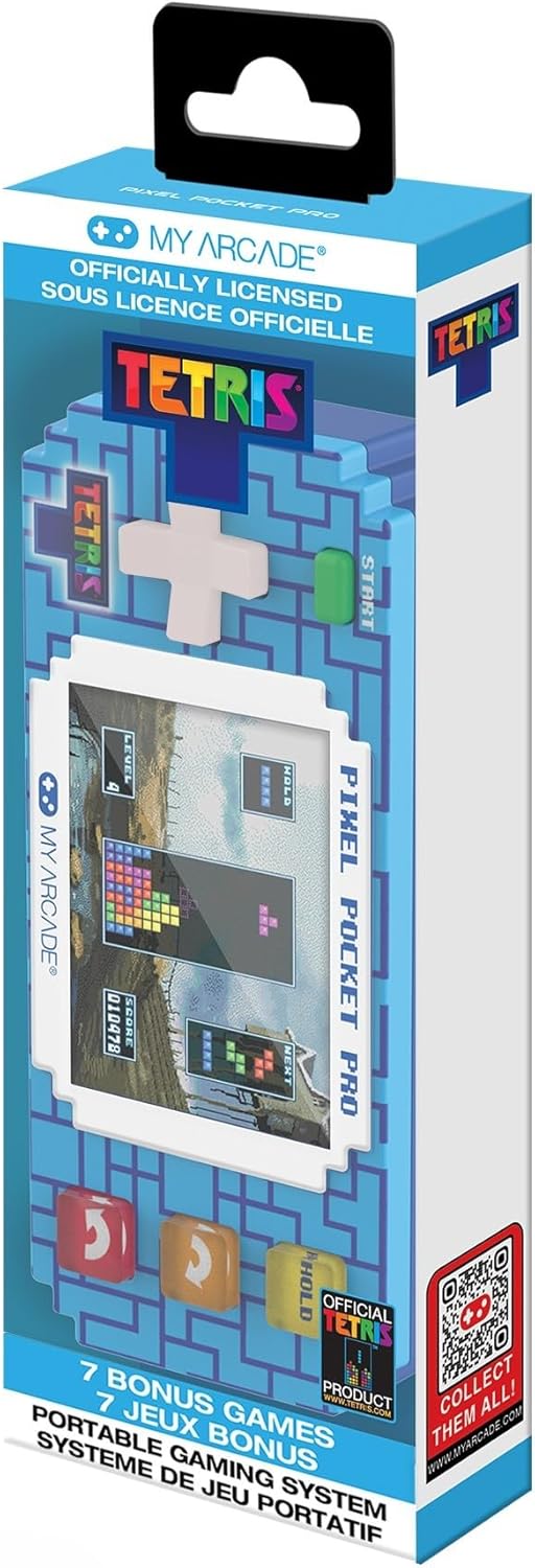 MyArcade Tetris Pixel Pocket Pro Portable Gaming System image 1