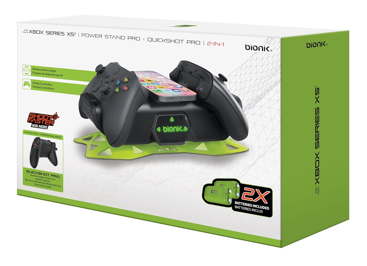 Power Stand Pro + Quickshot Pro for Xbox Series XS for Xbox Series X ...