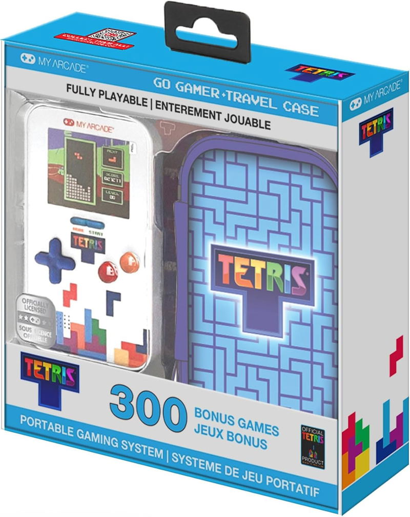 Tetris Go Gamer Portable Handheld Gaming System + Travel Case image 1