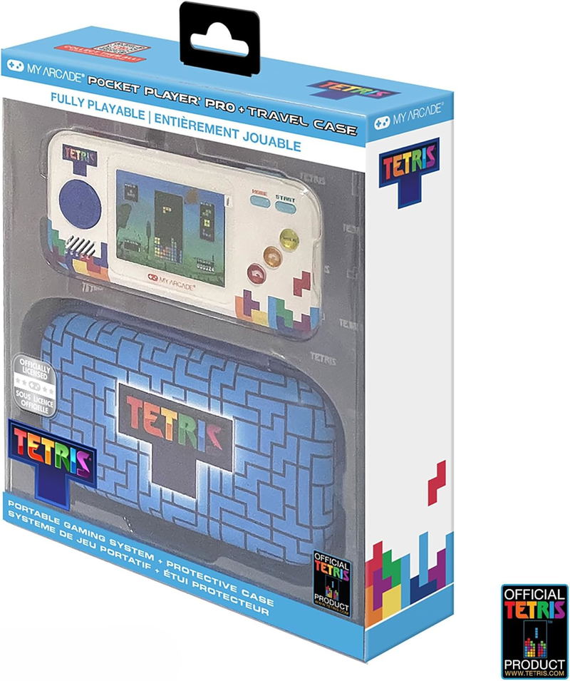 Tetris Pocket Player Pro Portable Handheld Gaming System + Travel Case image 1