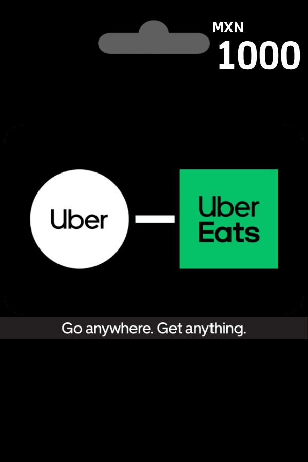 Uber & Uber Eats 1000 MXN | Mexiko-Konto
Uber & Uber Eats MXN 1000
Uber & Uber Eats Geschenkkarten
Uber und Uber Eats
Uber & Uber Eats GC
Lieferservice
Online-Shopping <span class="ext ext_digital">digital</span> image 1