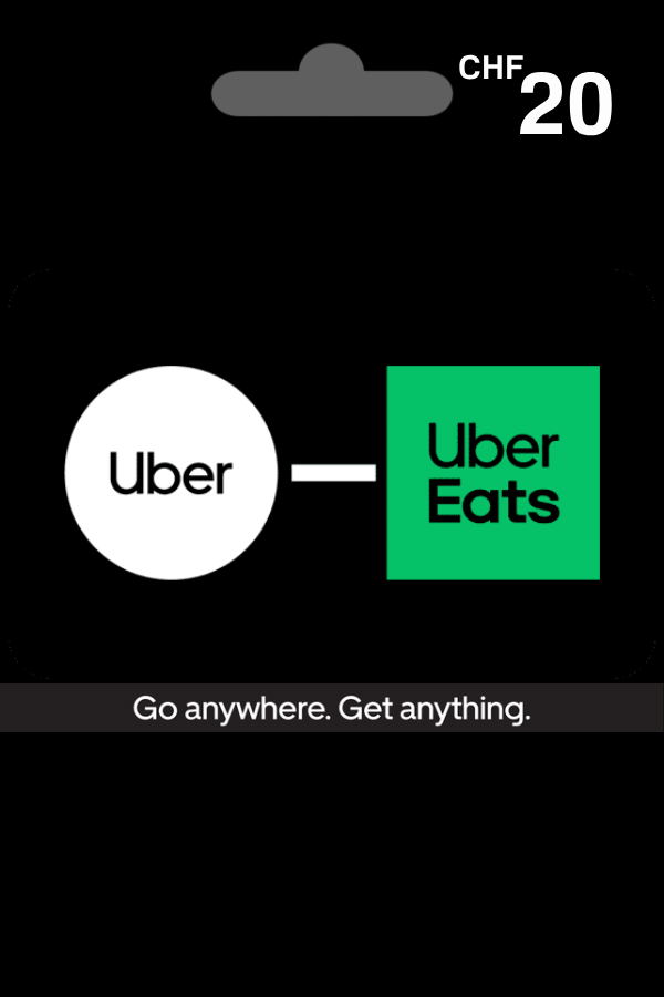 Uber & Uber Eats 20 CHF | Schweizer Konto
Uber & Uber Eats CHF 20
Uber & Uber Eats Geschenkkarten
Uber und Uber Eats
Uber & Uber Eats GC
Lieferservice
Online-Shopping <span class="ext ext_digital">digital</span> image 1