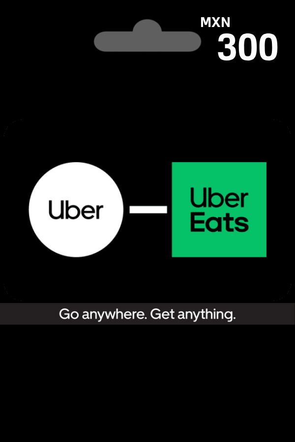 Uber & Uber Eats 300 MXN | Mexiko-Konto
Uber & Uber Eats MXN 300
Uber & Uber Eats Geschenkkarten
Uber und Uber Eats
Uber & Uber Eats Geschenkkarte
Lieferservice
Online-Shopping <span class="ext ext_digital">digital</span> image 1