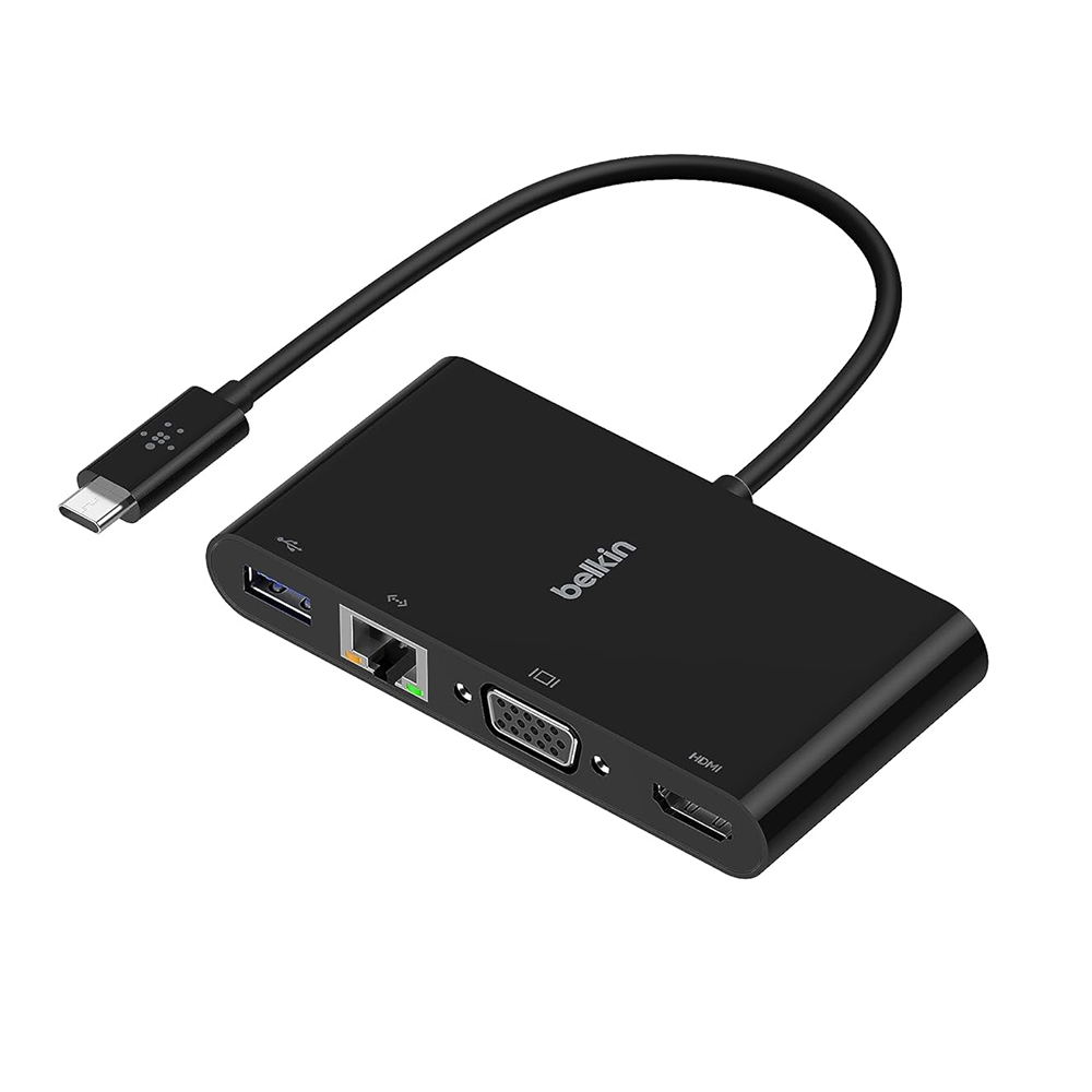 Belkin USB-C 4-in-1 Core Hub އަށް Laptop, MacBook