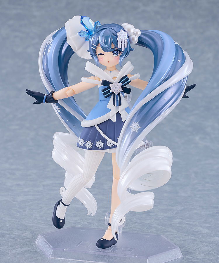 figma No. 669 Character Vocal Series 01 Hatsune Miku: Snow Miku Crystal Snow Ver. image 6