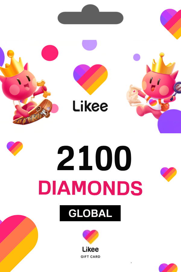 Likee 2100 Diamonds 50 USD | Global digital — Import Game Deal