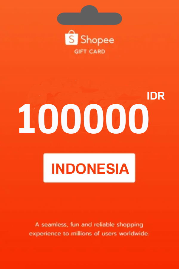 Shopee Gift Card 100000 IDR | Indonesia Account <span class="ext ext_digital">digital</span> image 1