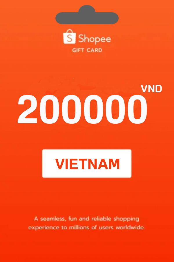 Shopee Gift Card 200000 VND | Vietnam Account <span class="ext ext_digital">digital</span> image 1