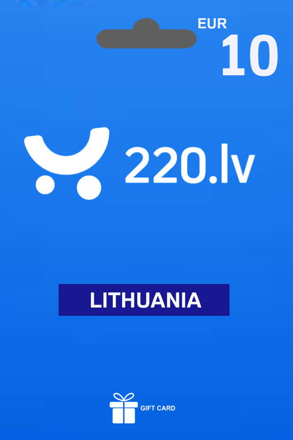 220.LV Gift Card 10 EUR | Lithuania Account digital — Import Game Deal
