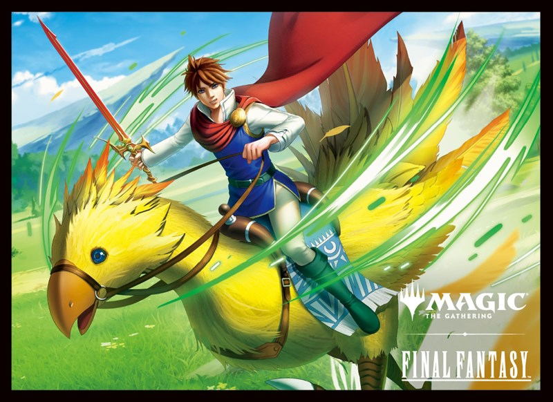 Magic: The Gathering - Final Fantasy Players Card Sleeve MFS-48 Bartz And Boko — Import Game Deal