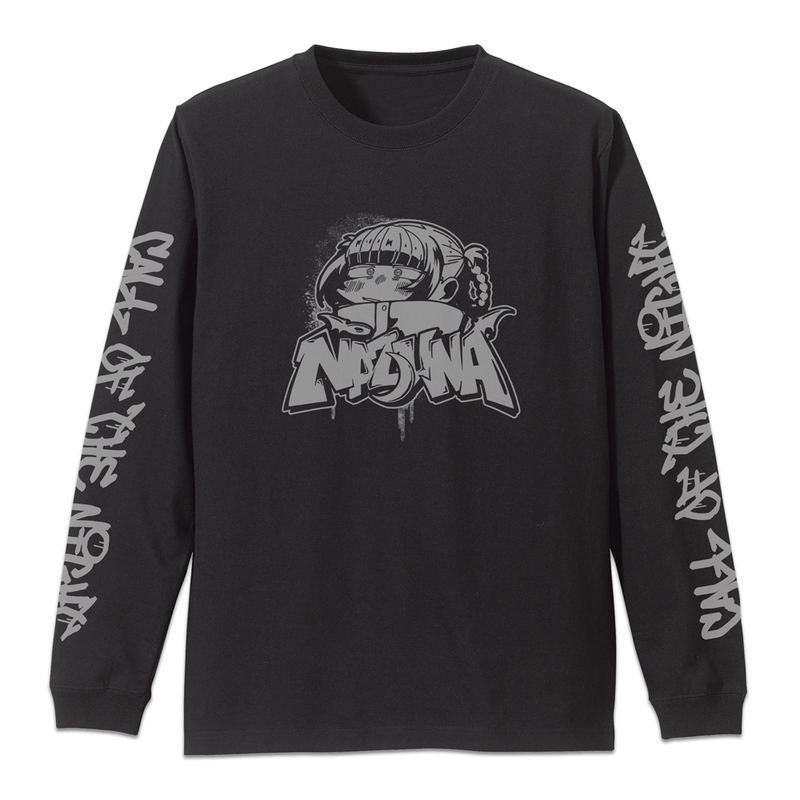 Call Of The Night Season 2 - Nazuna Paint Art Ribbed Long Sleeve T-shirt (Black | Size XL) image 1