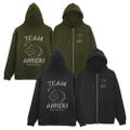 Girls Und Panzer Das Finale - Team Ankou Zip Hoodie Ver.3.0 (Black | Size XL) thumbnail 5