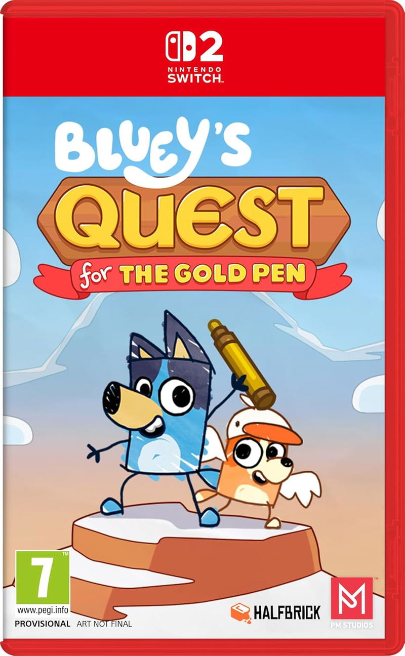 Bluey's Quest for the Gold Pen <span class="ext" style="background-color: #00e206; color: #FFFFFF;">Game Cart</span> image 1