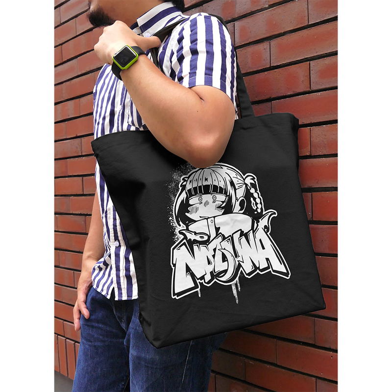 Call Of The Night Season 2 - Nazuna Paint Art Large Tote Bag (Black) image 2