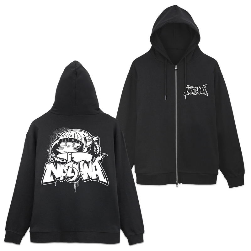 Call Of The Night Season 2 - Nazuna Paint Art Zip Hoodie (Black | Size M) image 1