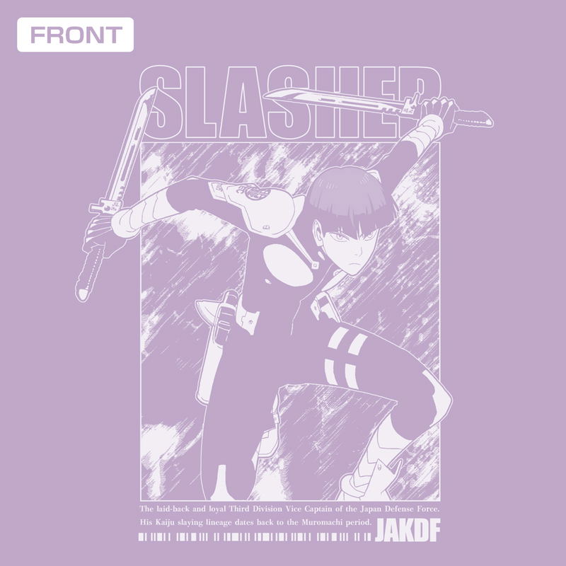 Kaiju No. 8 - Hoshina Soshiro T-shirt (Light Purple | Size S) image 2