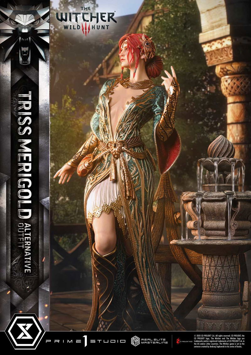 Real Elite Masterline The Witcher 3 Wild Hunt 1/4 Scale Statue: Triss Merigold Alternative Outfit image 10