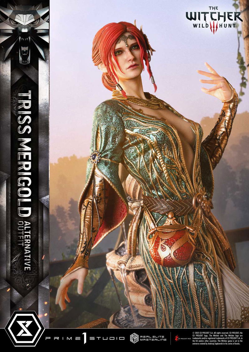Real Elite Masterline The Witcher 3 Wild Hunt 1/4 Scale Statue: Triss Merigold Alternative Outfit image 11