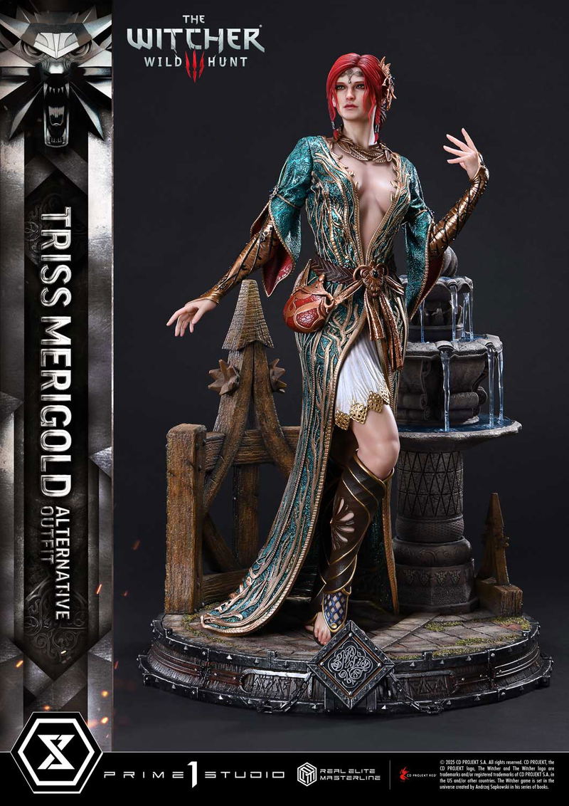 Real Elite Masterline The Witcher 3 Wild Hunt 1/4 Scale Statue: Triss Merigold Alternative Outfit image 1