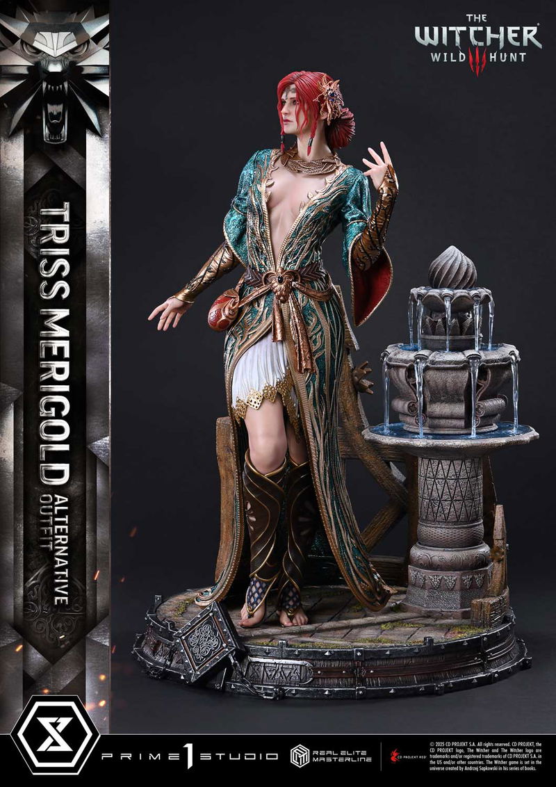 Real Elite Masterline The Witcher 3 Wild Hunt 1/4 Scale Statue: Triss Merigold Alternative Outfit image 15