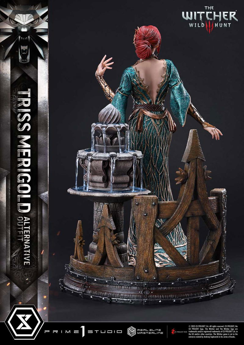 Real Elite Masterline The Witcher 3 Wild Hunt 1/4 Scale Statue: Triss Merigold Alternative Outfit image 16