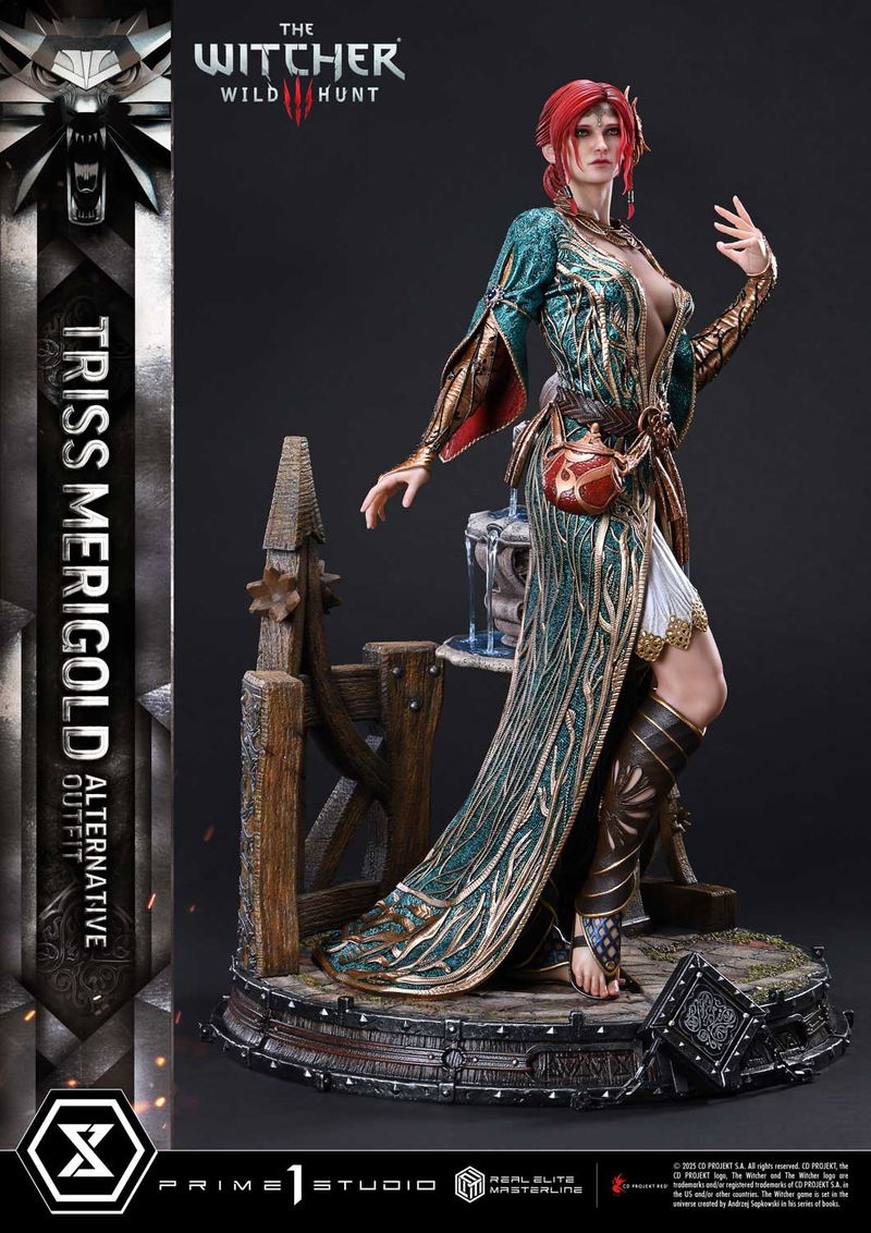 Real Elite Masterline The Witcher 3 Wild Hunt 1/4 Scale Statue: Triss Merigold Alternative Outfit image 17