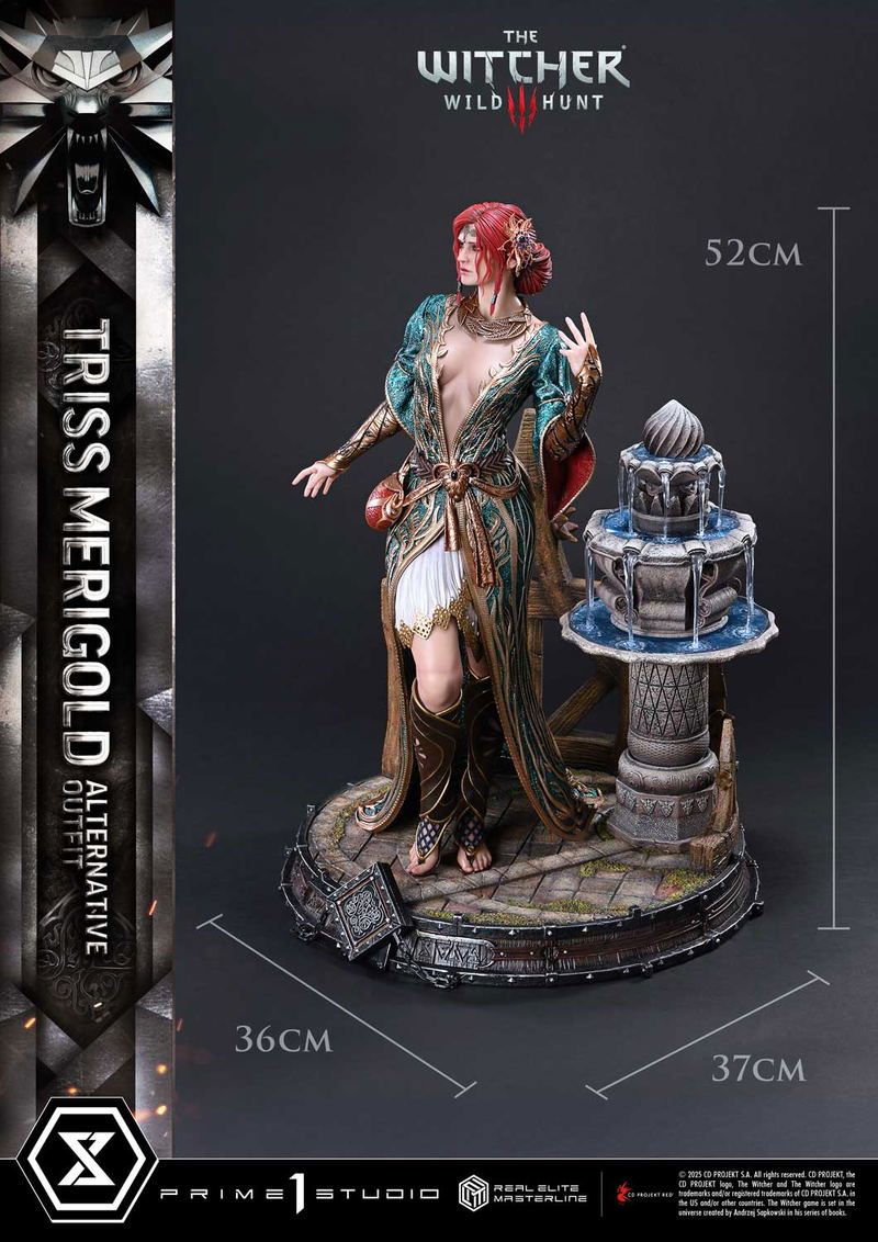 Real Elite Masterline The Witcher 3 Wild Hunt 1/4 Scale Statue: Triss Merigold Alternative Outfit image 18