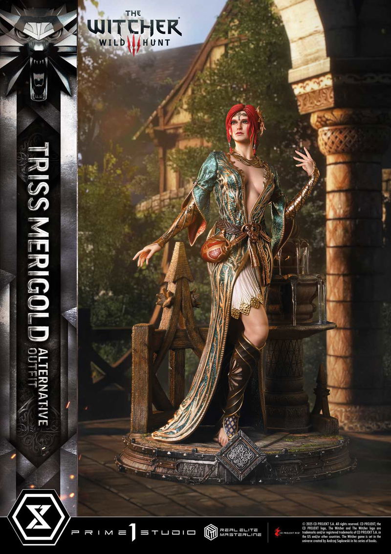Real Elite Masterline The Witcher 3 Wild Hunt 1/4 Scale Statue: Triss Merigold Alternative Outfit image 2