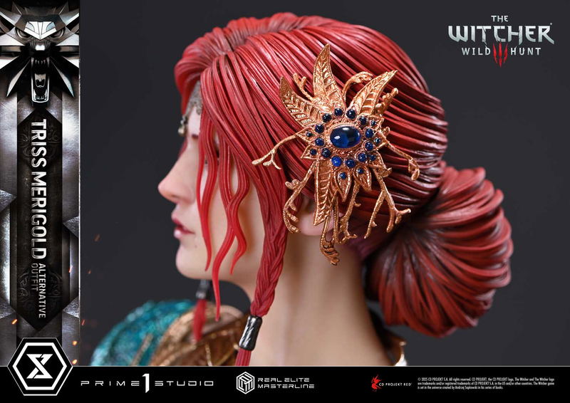Real Elite Masterline The Witcher 3 Wild Hunt 1/4 Scale Statue: Triss Merigold Alternative Outfit image 30