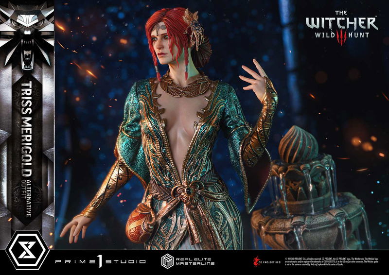 Real Elite Masterline The Witcher 3 Wild Hunt 1/4 Scale Statue: Triss Merigold Alternative Outfit image 32
