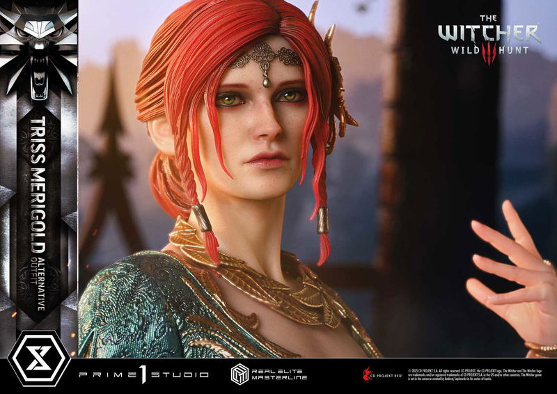 Real Elite Masterline The Witcher 3 Wild Hunt 1/4 Scale Statue: Triss Merigold Alternative Outfit image 33