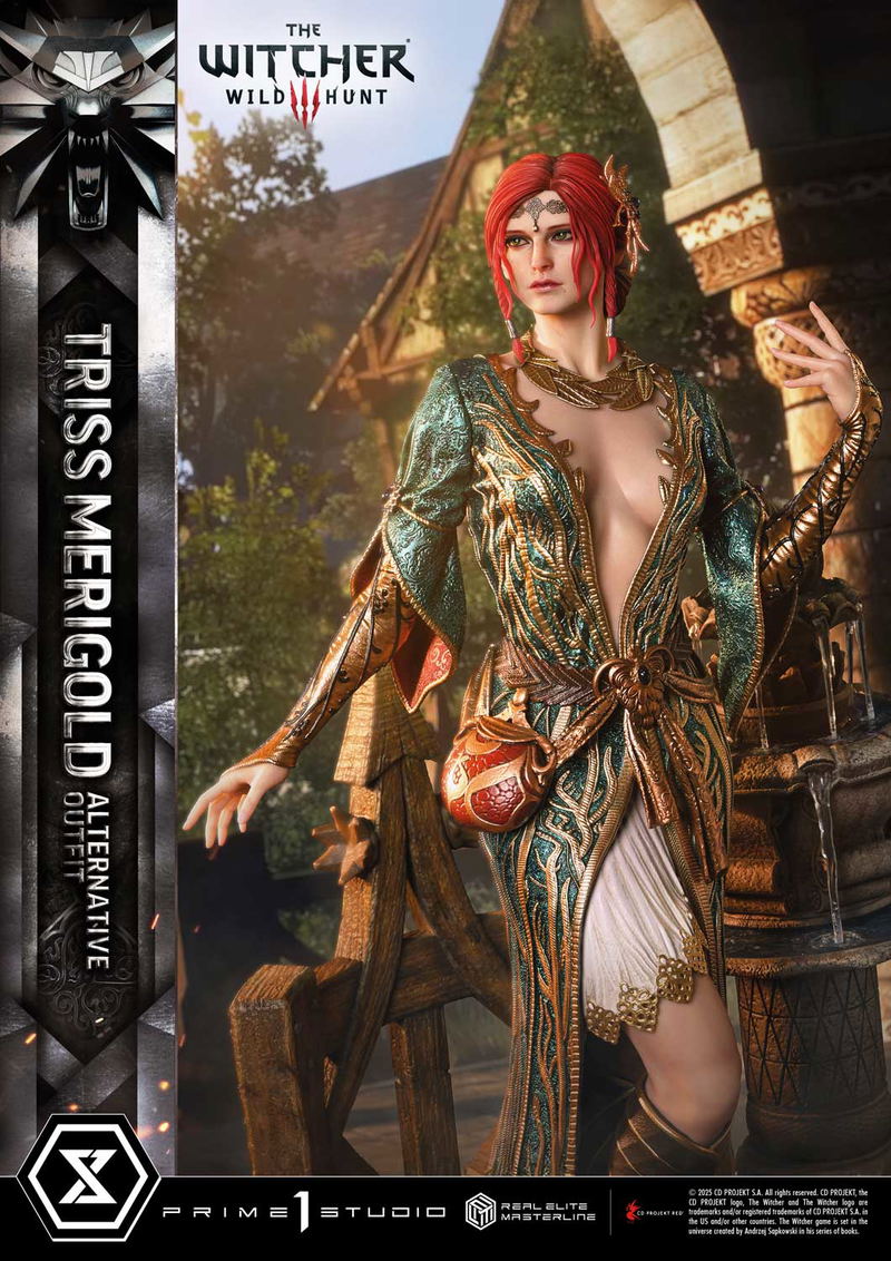 Real Elite Masterline The Witcher 3 Wild Hunt 1/4 Scale Statue: Triss Merigold Alternative Outfit image 7