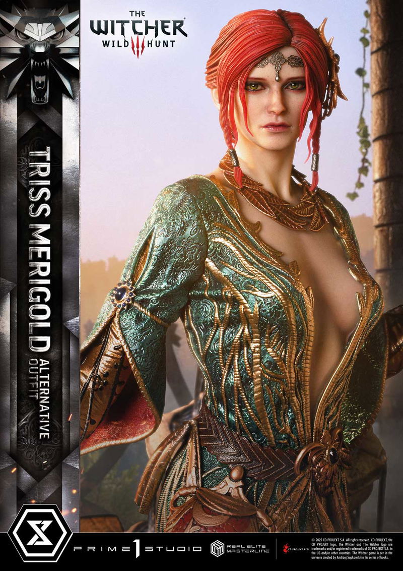 Real Elite Masterline The Witcher 3 Wild Hunt 1/4 Scale Statue: Triss Merigold Alternative Outfit image 8