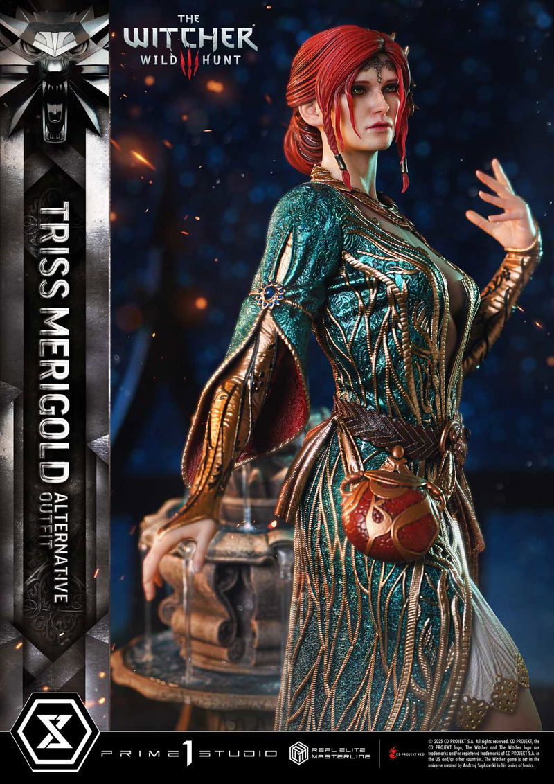 Real Elite Masterline The Witcher 3 Wild Hunt 1/4 Scale Statue: Triss Merigold Alternative Outfit image 9