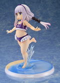 Miss Kobayashi's Dragon Maid 1/6 Scale Pre-Painted Figure: Kanna Kamui Excited to Wear a Swimsuit at Home Ver. (Purple) thumbnail 4