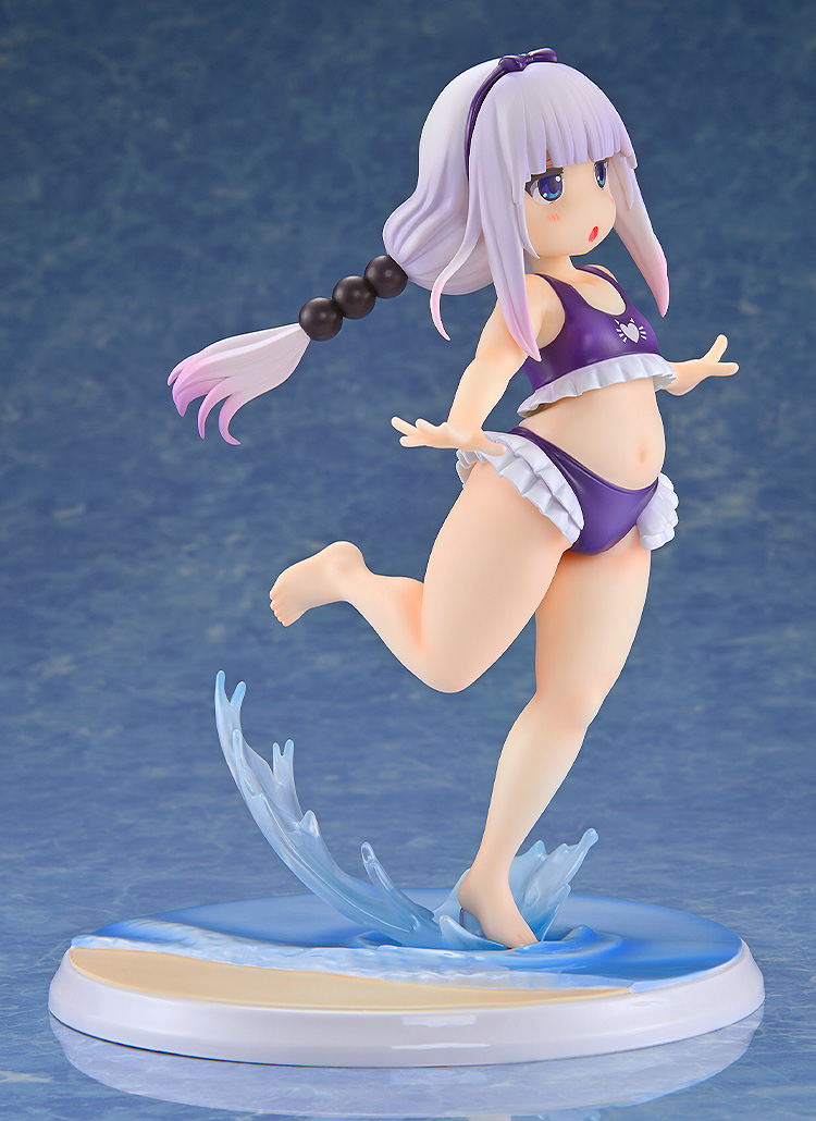 Miss Kobayashi's Dragon Maid 1/6 Scale Pre-Painted Figure: Kanna Kamui Excited to Wear a Swimsuit at Home Ver. (Purple) image 7